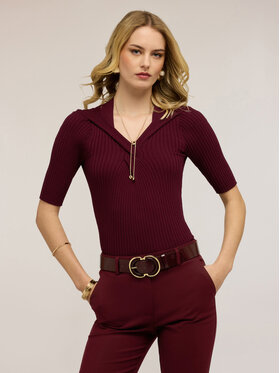 Motivi Motivi Maglione M111W003801N036 Bordeaux Slim Fit