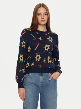 Pieces Pieces Pullover Sugar 17152789 Dunkelblau Regular Fit