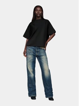 MADE BY SOCIETY MADE BY SOCIETY T-Shirt Tricou OUTPOST - T27321 Czarny Basic Fit