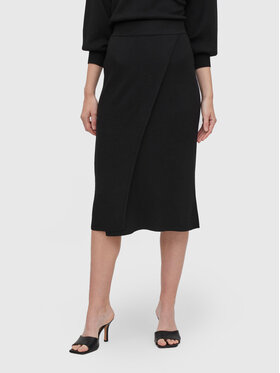 Vila Vila Миди пола Marla 14076042 Черен Regular Fit