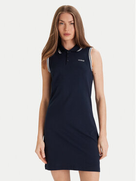 Guess Guess Ежедневна рокля V5GK04 KCOK1 Тъмносин Regular Fit