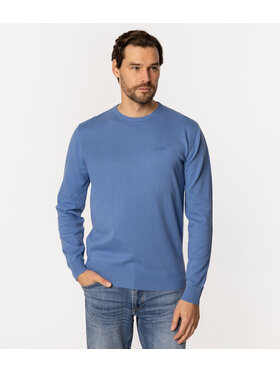 Lee Cooper Lee Cooper Sweter ANDY ORGANIC Niebieski Regular Fit