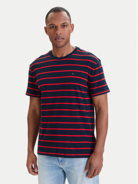 Tommy Jeans Tommy Jeans T-Shirt DM0DM22544 Tmavomodrá Regular Fit