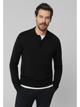 Volcano Volcano Sweter S-MARIO Czarny Regular Fit