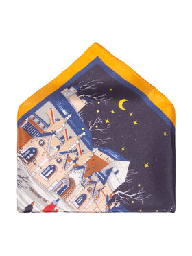 ALLORA BE UNIQUE ALLORA BE UNIQUE pochette z jedwabiu Blu scuro