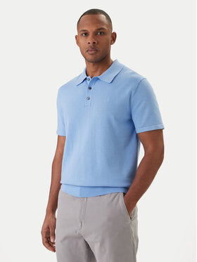 Calvin Klein Calvin Klein Polokošeľa Supima LV04LC326G Modrá Regular Fit