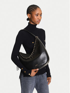 Tommy Hilfiger Tommy Hilfiger Rankinė Moon Leather Hobo AW0AW17468 Juoda