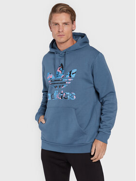 adidas adidas Sweatshirt Camo Series Infill HK2802 Dunkelblau Regular Fit