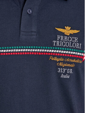 Aeronautica Militare Polo Majica 232PO1698P315 Mornarsko Modra Regular Fit