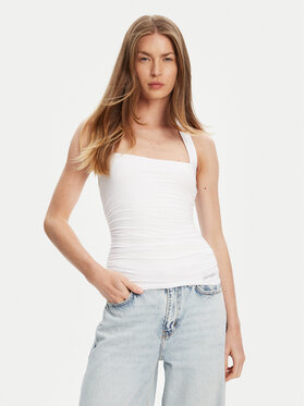 Guess Guess Top W5YP28 KACM2 Valge Regular Fit