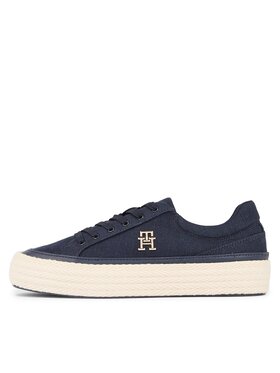 Tommy Hilfiger Tenisice Vulc Sneaker Linnen FW0FW07673 Tamnoplava