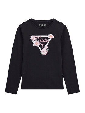 Guess Guess Bluză J5BI31 J1314 Negru Regular Fit