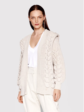 IRO IRO Kardigan Arwelo AQ240 Beżowy Relaxed Fit