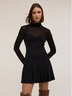 Motivi Motivi T-Shirt G528W003487N033 Czarny Regular Fit