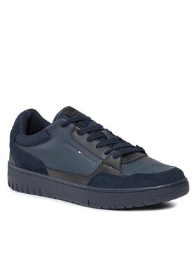 Tommy Hilfiger Tommy Hilfiger Αθλητικά Th Basket Core Lth Mix Ess FM0FM05058 Σκούρο μπλε