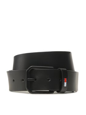Tommy Jeans Tommy Jeans Pánský pásek Tjm New Leather 4.0 AM0AM011201 Černá