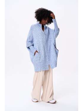 blue shadow blue shadow Kardigan Panga Niebieski Regular Fit