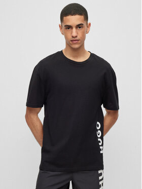 HUGO Hugo T-särk 50493727 Must Relaxed Fit