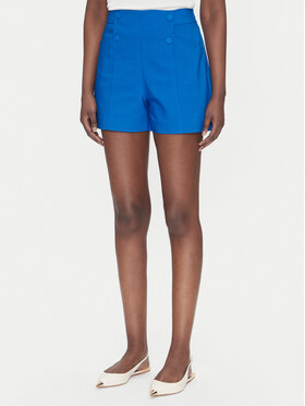 Morgan Morgan Stoffshorts 251-SHEON Blau Straight Fit