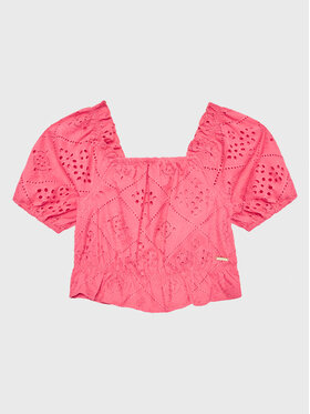 Guess Guess Särkpluus J3GH02 WFGJ0 Roosa Regular Fit