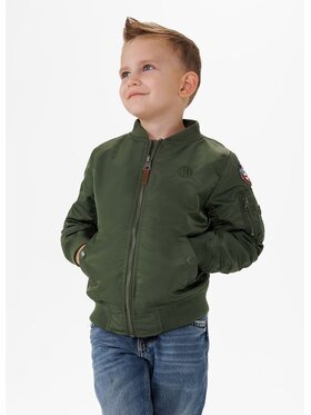 PITBULL PITBULL Kurtka przejściowa Kurtka Zielony Regular Fit