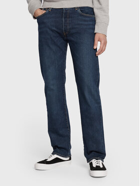Levi's® Levi's® Džinsi 501® 00501-3199 Tumši zils Straight Leg