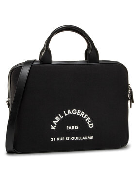 KARL LAGERFELD KARL LAGERFELD Torba za prenosnik 205W3243 Črna