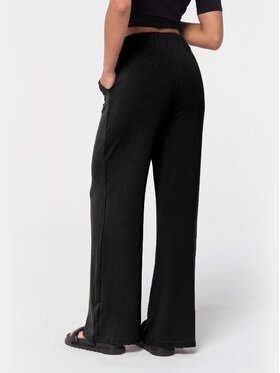 BASICLO BASICLO Spodnie materiałowe BSL-052-99 Czarny Loose Fit