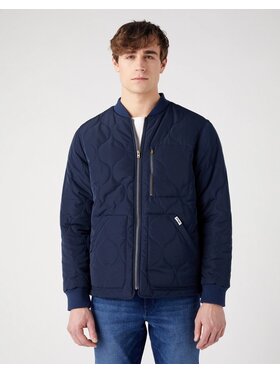 Wrangler Wrangler Kurtka przejściowa PADDED JACKET Niebieski Regular Fit