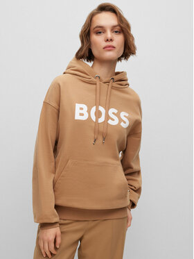 Boss Boss Bluza 50490635 Beżowy Regular Fit