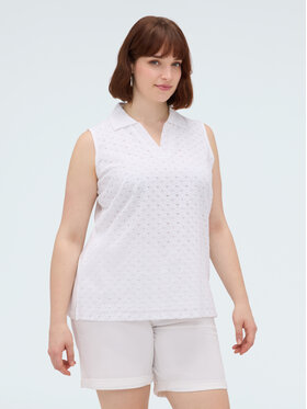 Fiorella Rubino Fiorella Rubino T-Shirt G0AJL009166N011 Biały Regular Fit