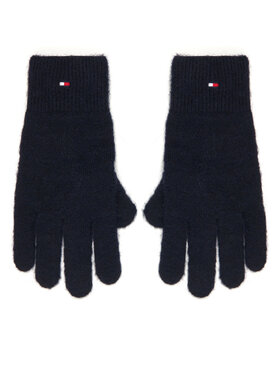 Tommy Hilfiger Tommy Hilfiger Mănuși de Damă Flag Fluffy AW0AW17797 Bleumarin