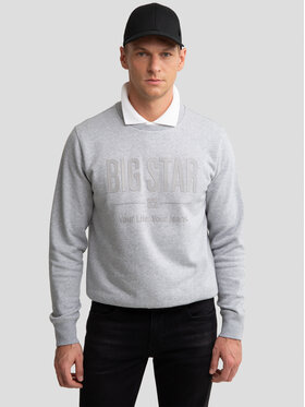 BIG STAR BIG STAR Bluza I Szary Basic Fit