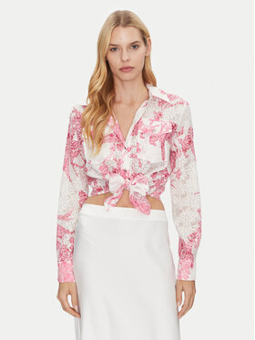 Guess Guess Cămașă W5GH03 WH4K2 Colorat Regular Fit