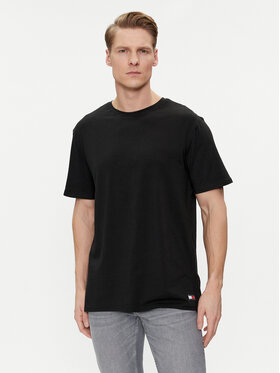 Tommy Hilfiger Tommy Hilfiger Komplet 2 t-shirtów UM0UM03157 Czarny Regular Fit
