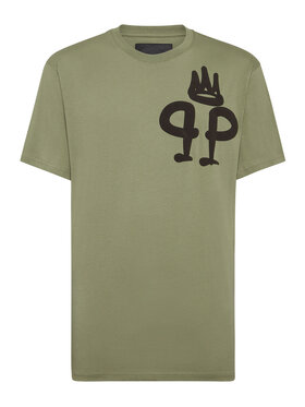PHILIPP PLEIN PHILIPP PLEIN Tričko 9417 Zelená Regular Fit