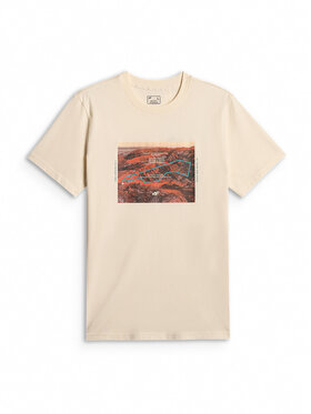 4F 4F T-Shirt LIMITLESS DESERT Biały Regular Fit