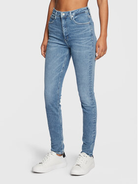 Calvin Klein Jeans Calvin Klein Jeans Jeans hlače J20J220187 Modra Skinny Fit