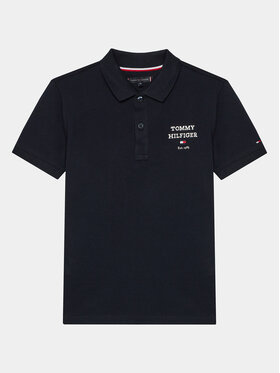 Tommy Hilfiger Tommy Hilfiger Polokošeľa Logo KB0KB08738 D Tmavomodrá Regular Fit