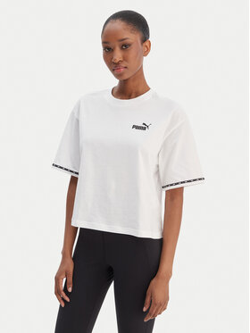 Puma Puma Футболка POWER TAPE TEE 67362602 Білий Regular Fit
