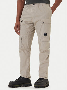 C.P. Company C.P. Company Kalhoty z materiálu 19CMPA173A110324G Šedá Regular Fit