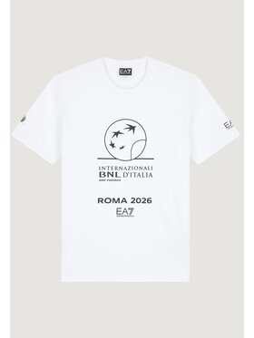 EA7 Emporio Armani EA7 Emporio Armani T-Shirt 7M002815 AF12503 Biały Casual Fit