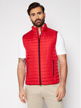 Geox Geox Gilet Wilmer M1223G T2606 F7115 Rouge Regular Fit