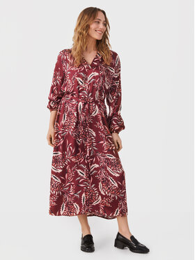 Part Two Part Two Kleid für den Alltag Rian 30307111 Dunkelrot Relaxed Fit