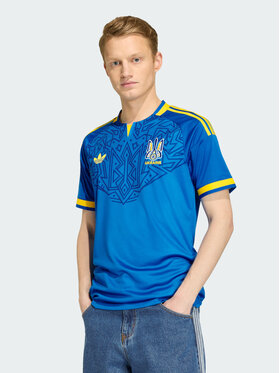 adidas adidas Koszulka techniczna 165855 Niebieski jasny Slim Fit