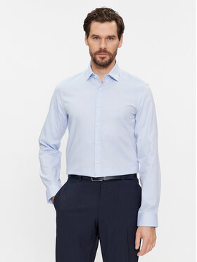 Calvin Klein Calvin Klein Hemd Structure K10K112083 Blau Slim Fit