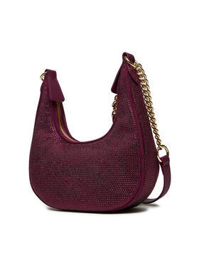 PINKO Ročna Torba Brioche Hobo Mini AI 24-25 PLTT 101433 A159 Bordo Rdeča