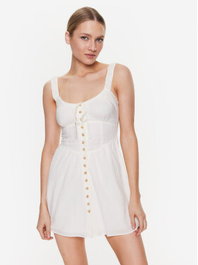 BDG Urban Outfitters BDG Urban Outfitters Poletna obleka BDG AZEALIA MINI 76476605 Écru Basic Fit