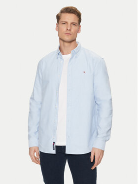 Tommy Jeans Tommy Jeans Cămașă Oxford DM0DM20667 Albastru celest Regular Fit