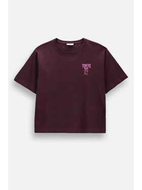 Coccodrillo Coccodrillo T-Shirt ZC6143201AGJ-017 Bordó Regular Fit